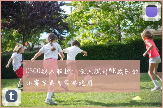 CSGO战术解析：深入探讨WE战队的比赛节奏与策略运用